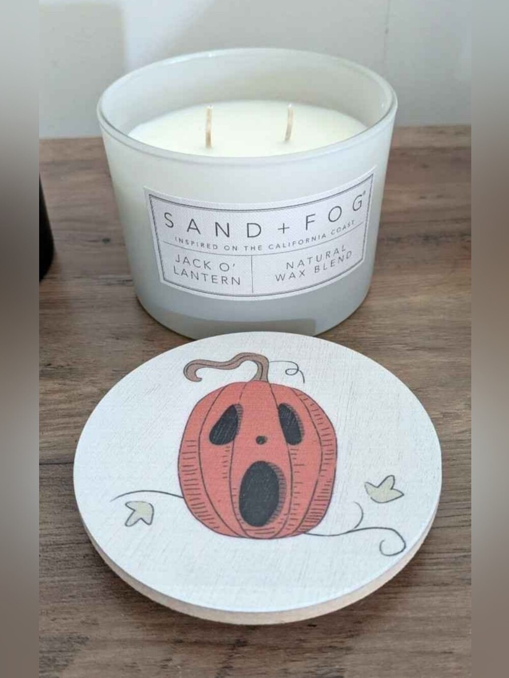 Halloween Themed Natural Wax Blend Candle